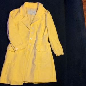 Banana Republic M Yellow Coat